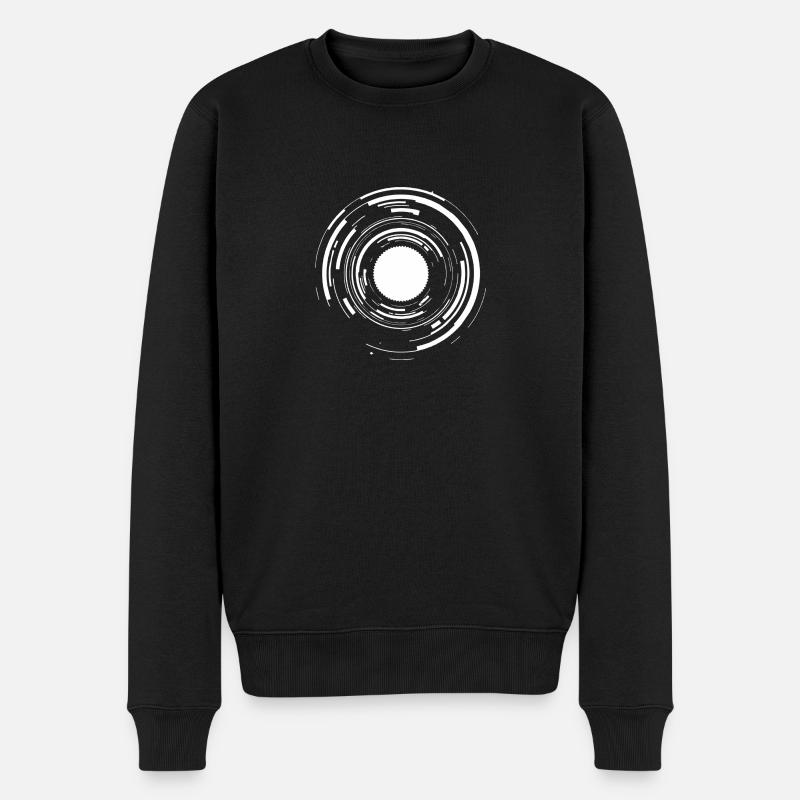 Galaxy - Männer Premium Bio Pullover - Schwarz