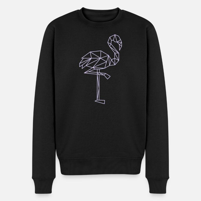 flamingo - Männer Premium Bio Pullover - Schwarz