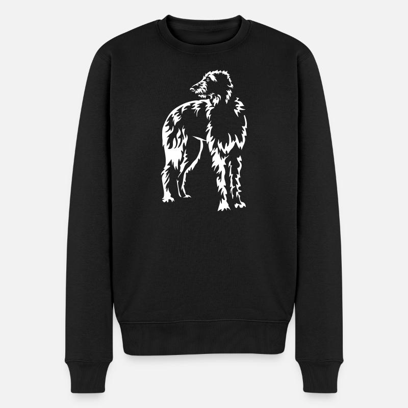 Deerhound écossais « Black Edition » - Pull Premium bio Homme - noir