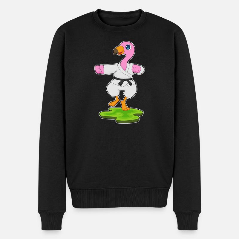 Flamingo Arts Martiaux - Pull Premium bio Homme - noir