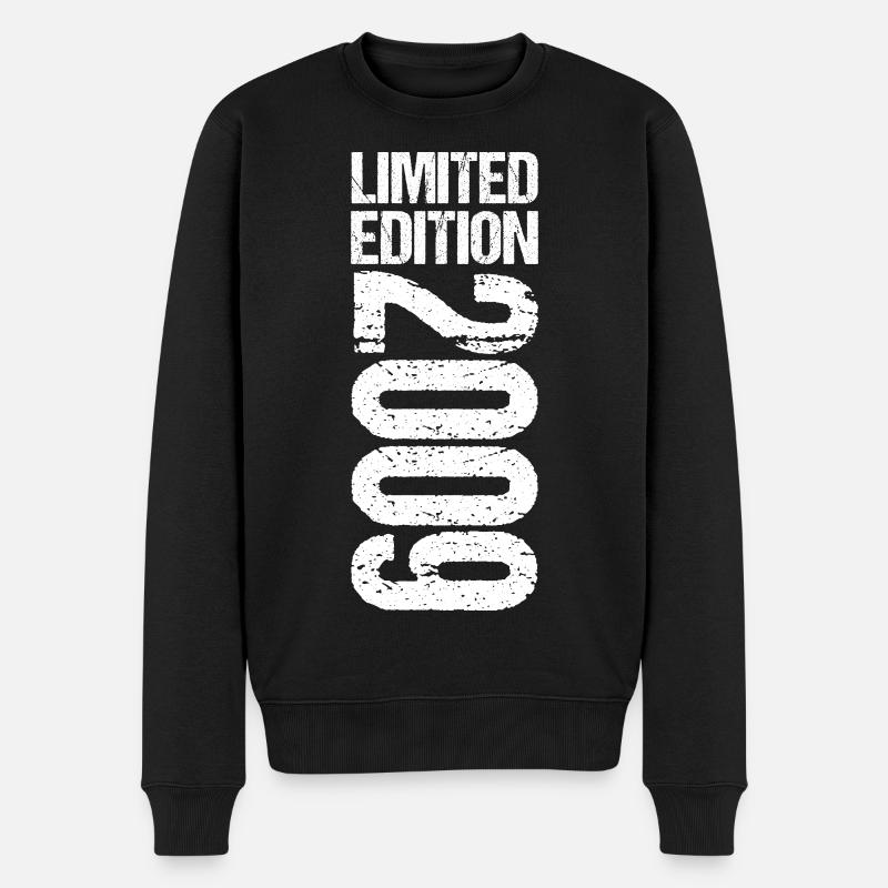 16. Geburtstag Limited Edition 2009 Jahrgang 2009 - Männer Premium Bio Pullover - Schwarz