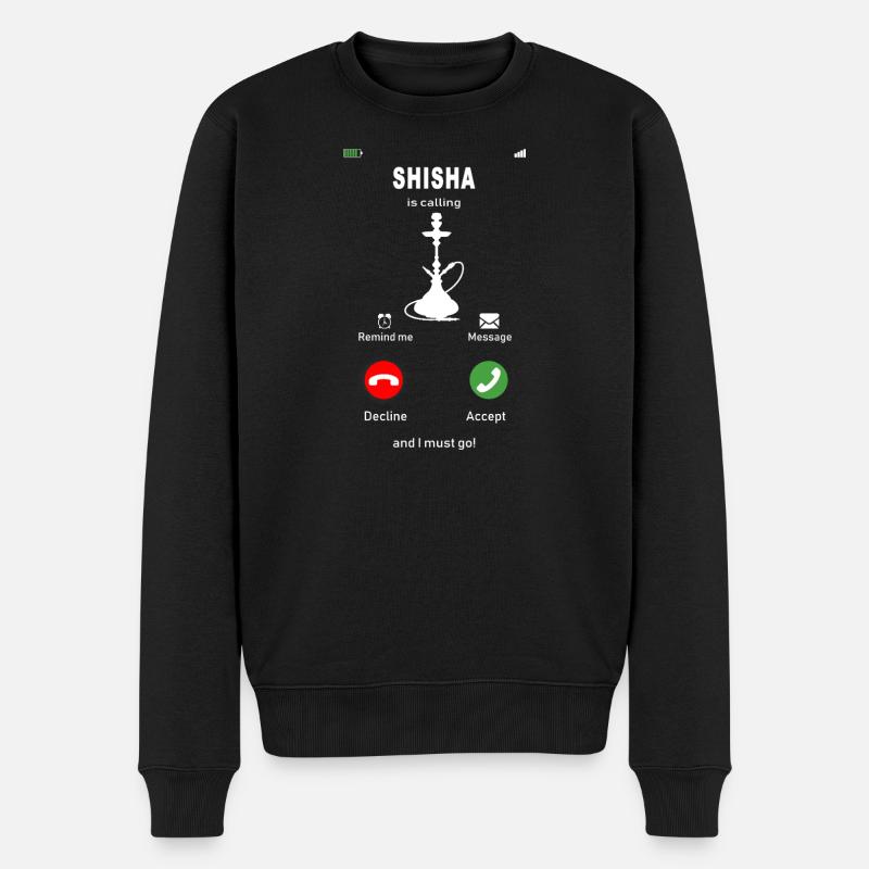 La chicha appelle - Pull Premium bio Homme - noir