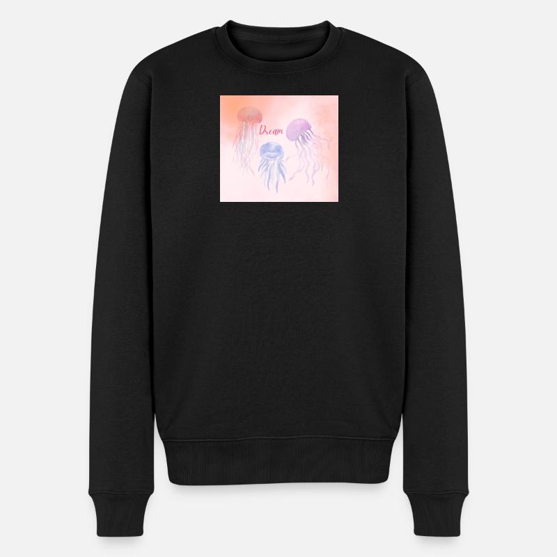 Méduse Pastel Dream - Pull Premium bio Homme - noir