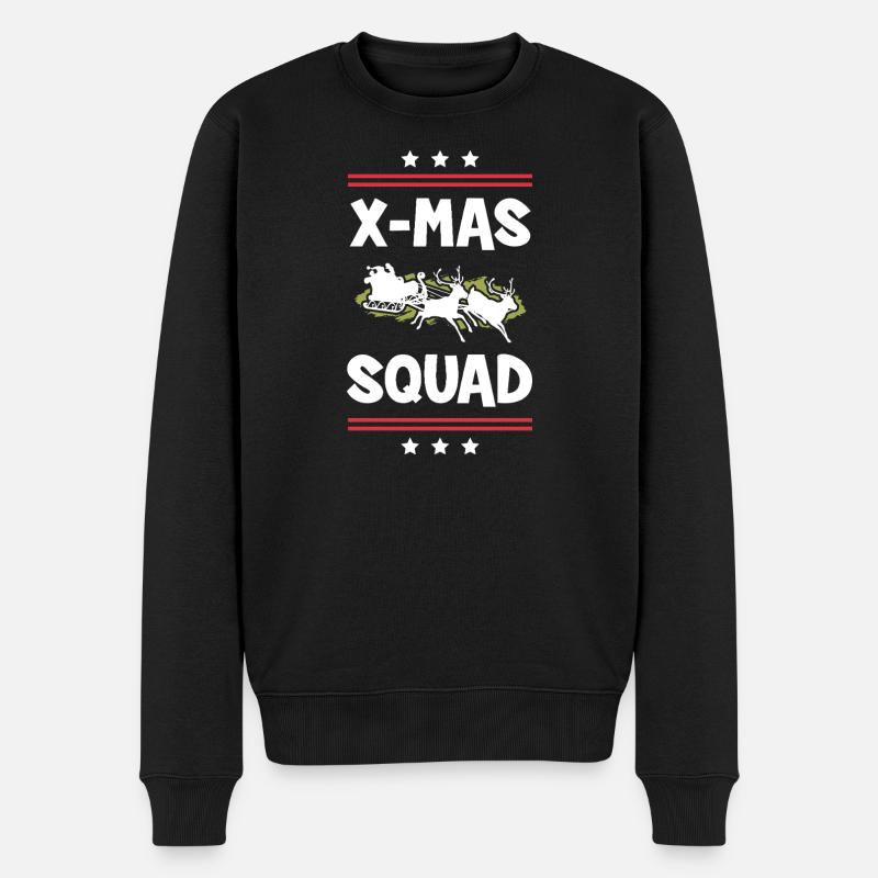 Escouade de Noël - Pull Premium bio Homme - noir