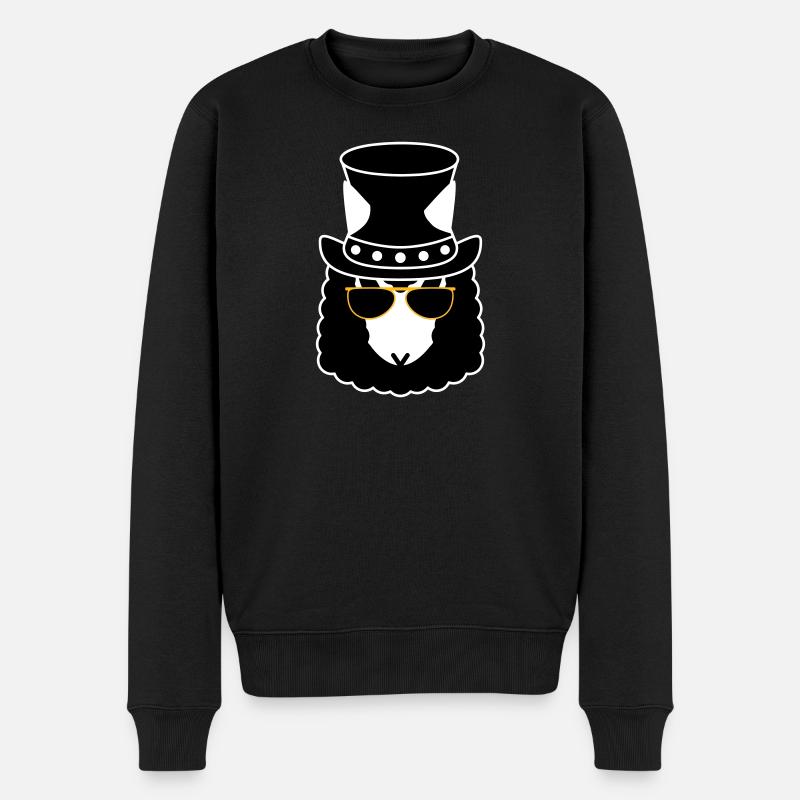 Ekuslash - Männer Premium Bio Pullover - Schwarz