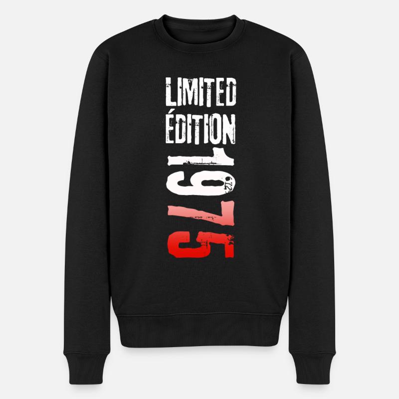 LIMITED EDITION 1975 - Pull Premium bio Homme - noir