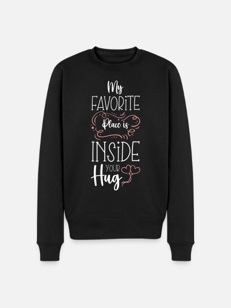 Kuscheln Teddybär Süß Freund - Männer Premium Bio Pullover - Schwarz