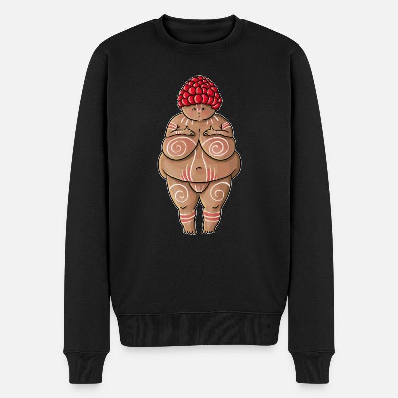 Venus - Männer Premium Bio Pullover - Schwarz