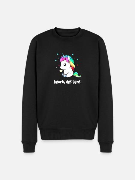 Beurk des gens - Pull Premium bio Homme - noir