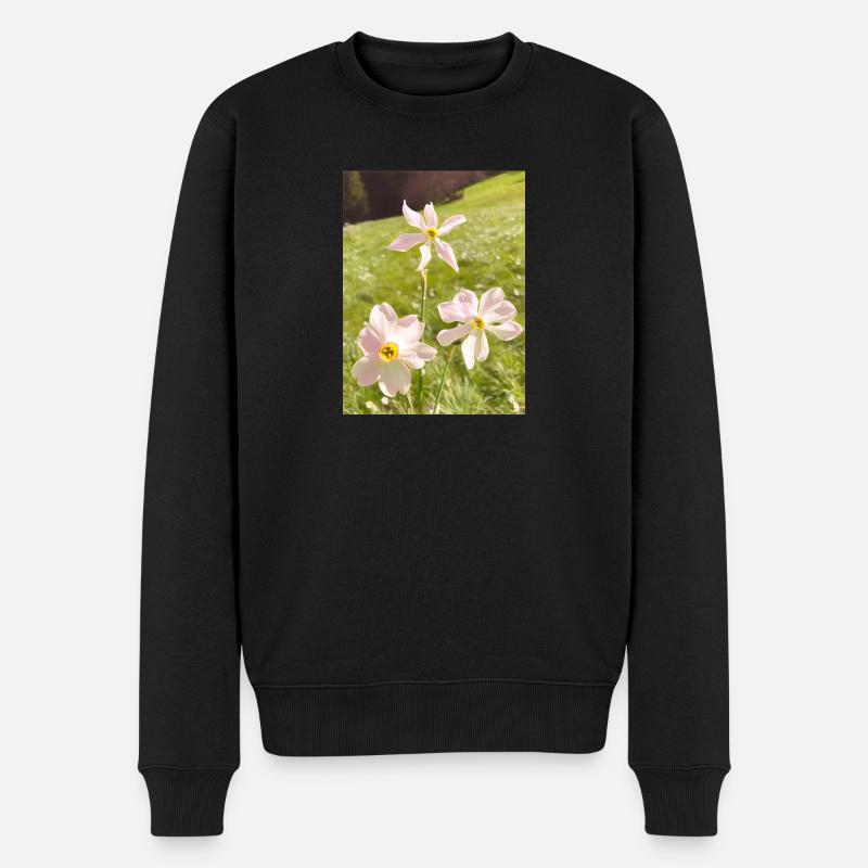 Série Spéciale Narcisses 5 - Pull Premium bio Homme - noir