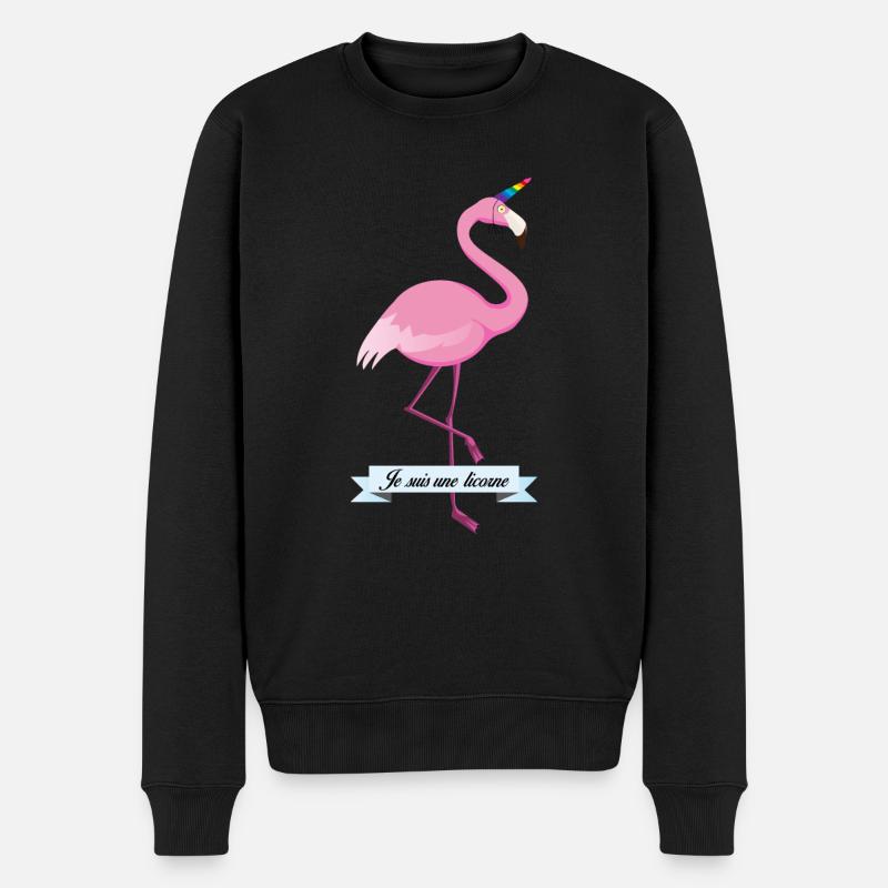 je suis une licorne - Pull Premium bio Homme - noir