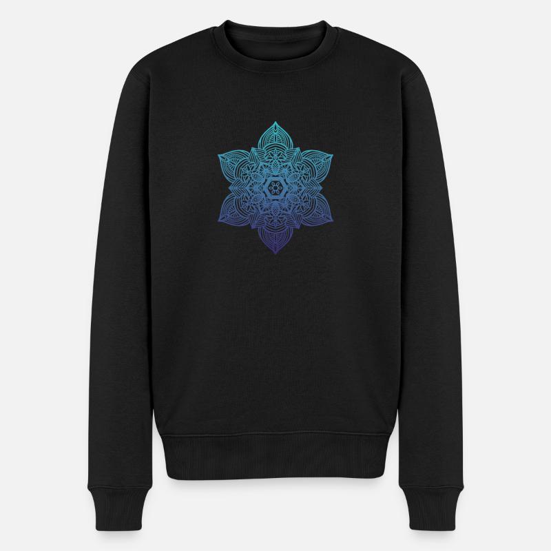 Mandala - Pull Premium bio Homme - noir