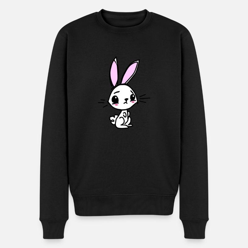 Petit lapin - Pull Premium bio Homme - noir