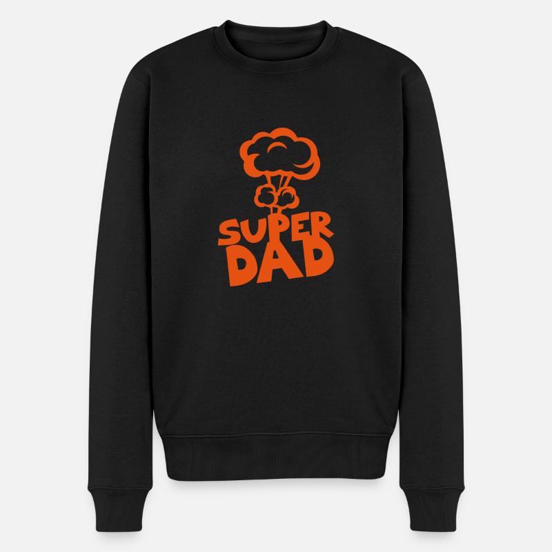 super dad explosion nucleaire - Pull Premium bio Homme - noir