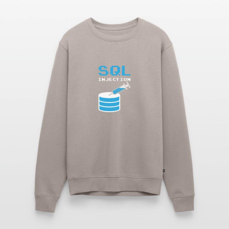 SQL Injection For SQL database admins Men's Premium Organic Jumper