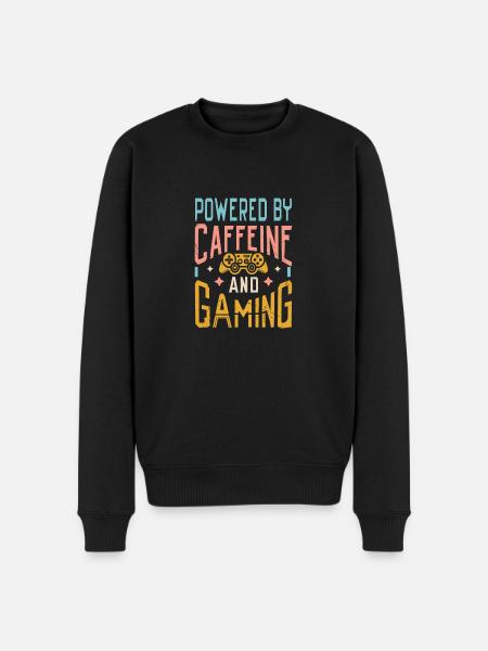 Gaming Design - Men's Premium Organic Jumper - black
