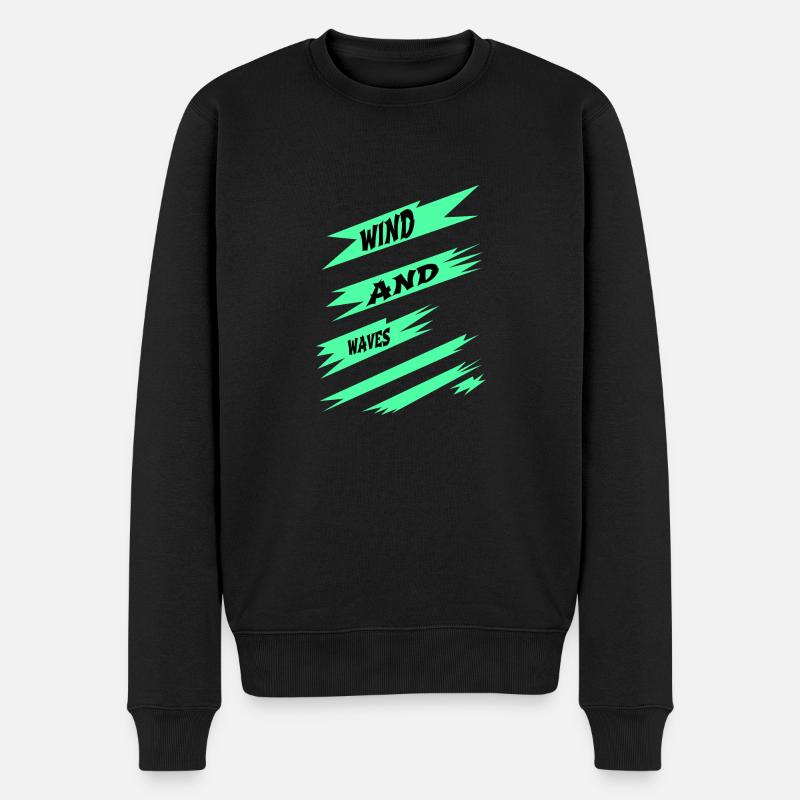 libre, Liberté, Mode de vie - Pull Premium bio Homme - noir