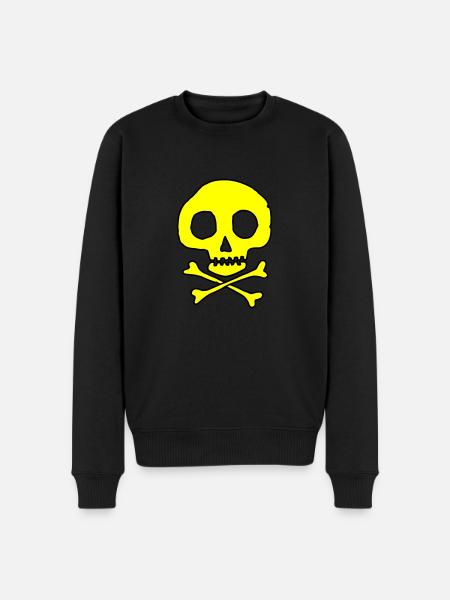 Skull & Bones - Men's Premium Organic Jumper - black