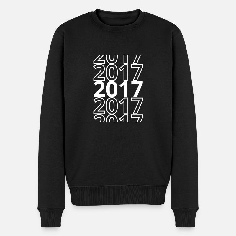 2017 2017 2017 - Men's Premium Organic Jumper - black