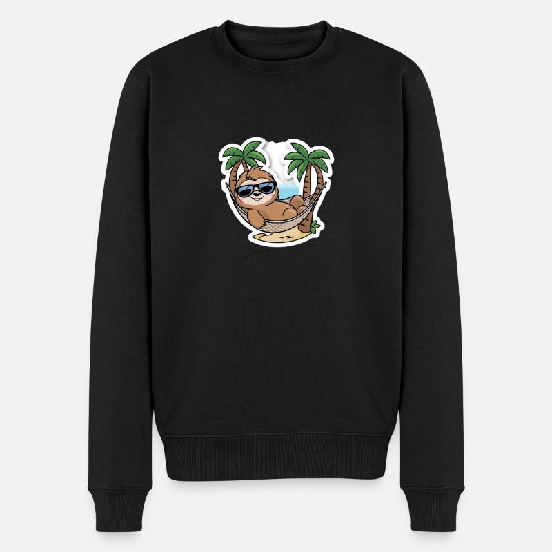 ChiLLL! - Männer Premium Bio Pullover - Schwarz