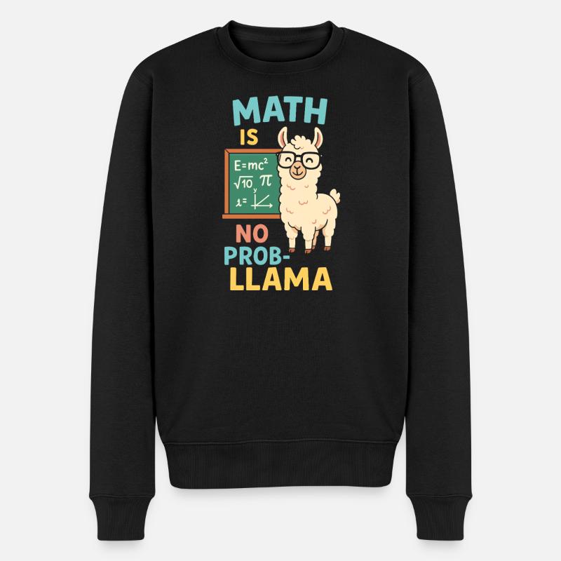 Bass ist der Speck der Musik - Männer Premium Bio Pullover - Schwarz