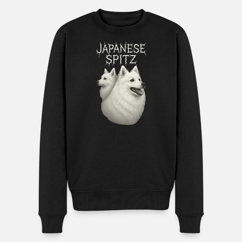 Spitz japonais - Pull Premium bio Homme - noir
