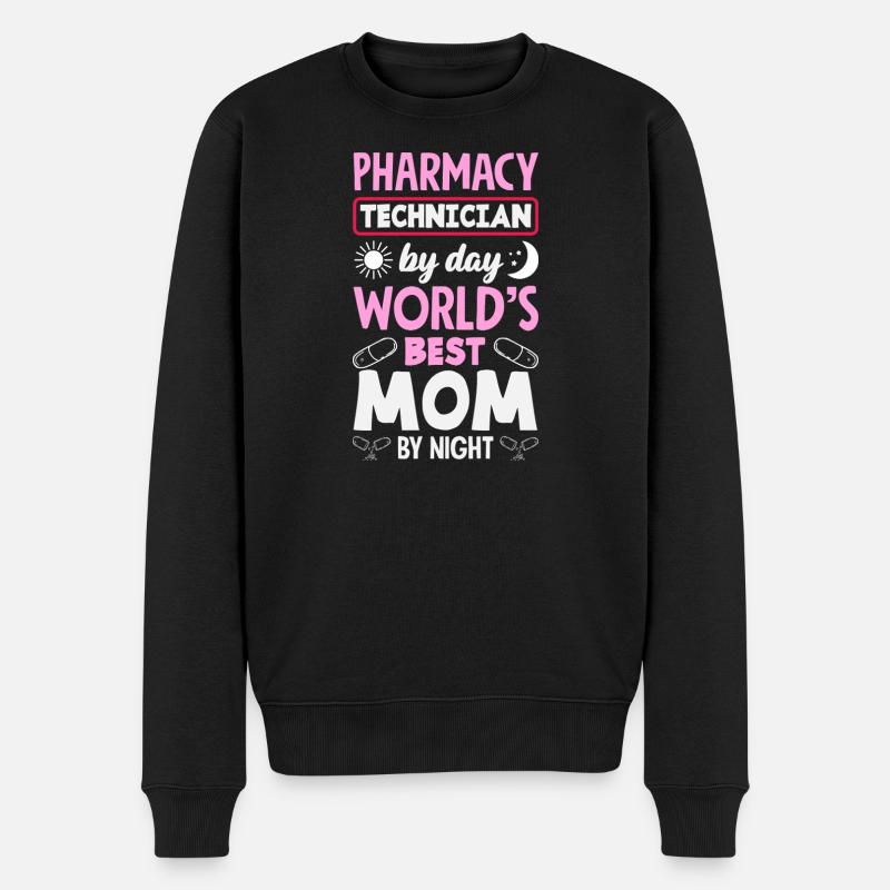 Pharmacien Technicien Pharmaceutique - Pull Premium bio Homme - noir