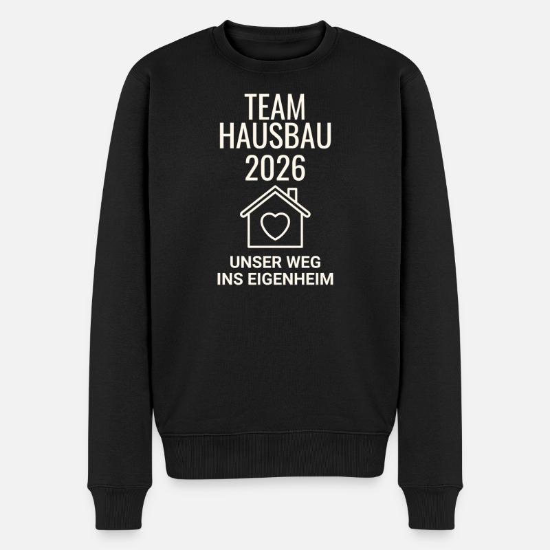 Construction de maisons d’équipe - Pull Premium bio Homme - noir