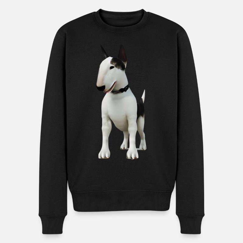 Miniature Bull Terrier - Pull Premium bio Homme - noir