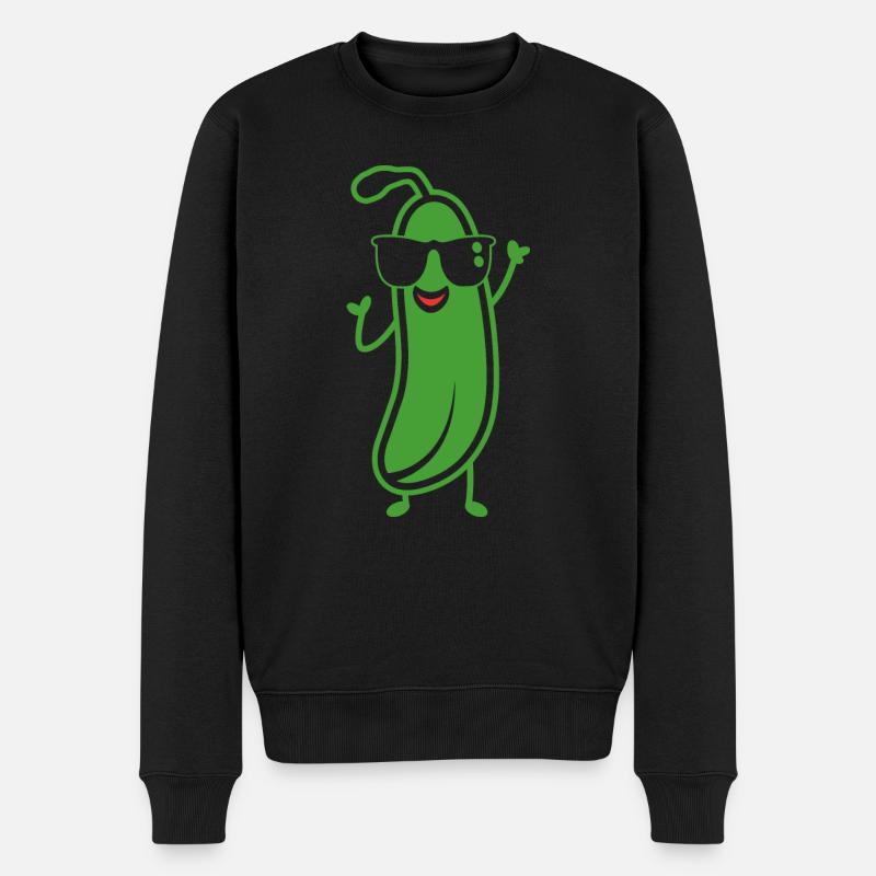 Courgette - Pull Premium bio Homme - noir