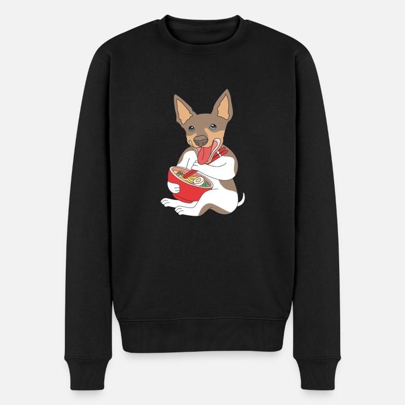 Rat Terrier - Pull Premium bio Homme - noir