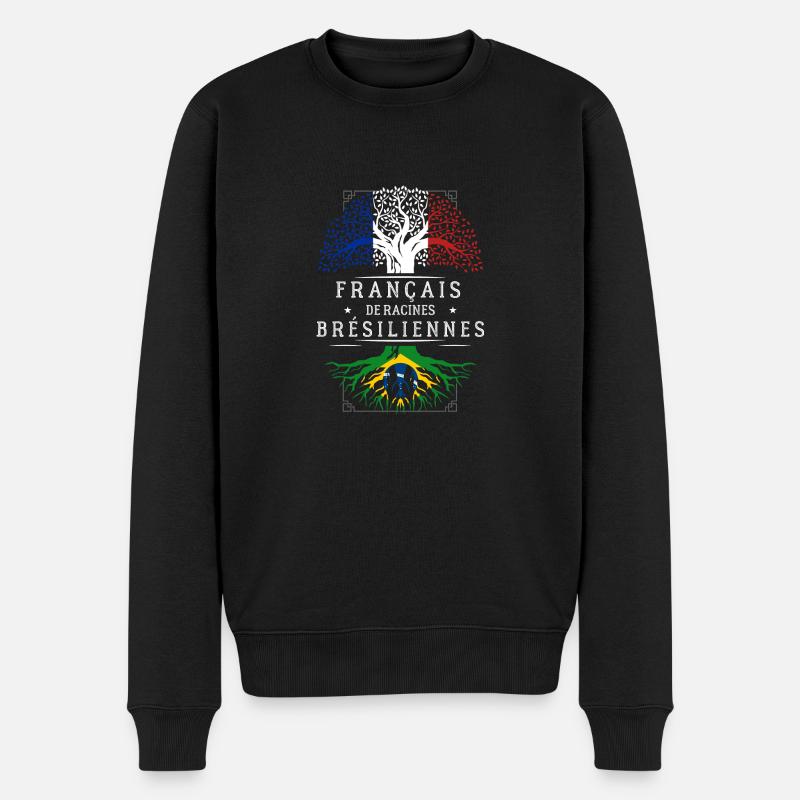 Racines Brésiliennes - Pull Premium bio Homme - noir