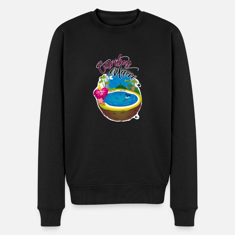 ANGAYA COCO ISLAND MAYOTTE - Pull Premium bio Homme - noir