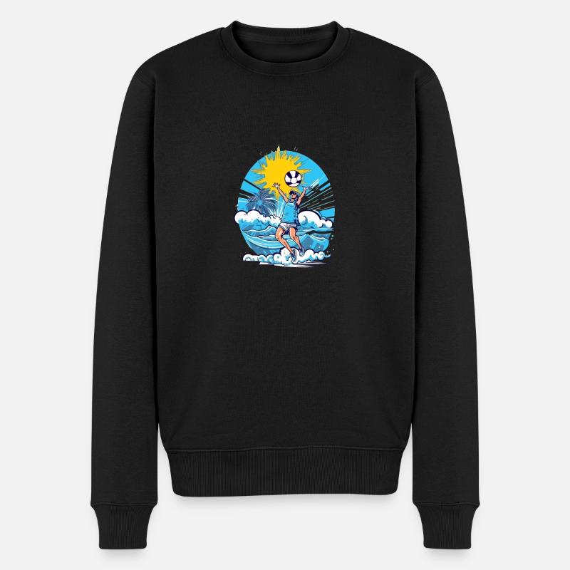 Jack au beach volley - Pull Premium bio Homme - noir