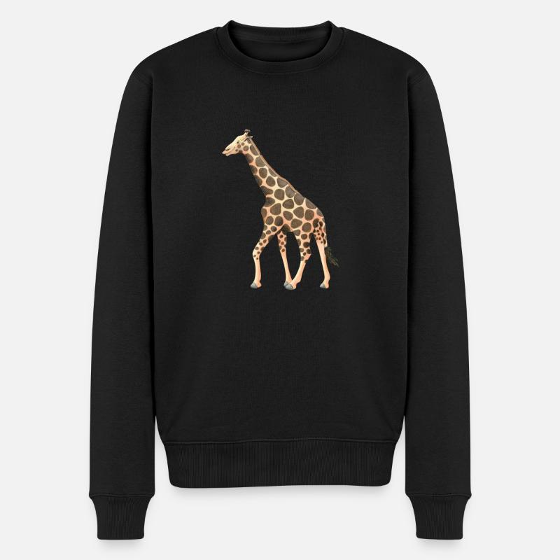 Girafe - Pull Premium bio Homme - noir