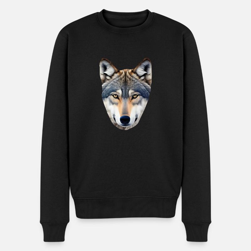 Loup - Pull Premium bio Homme - noir