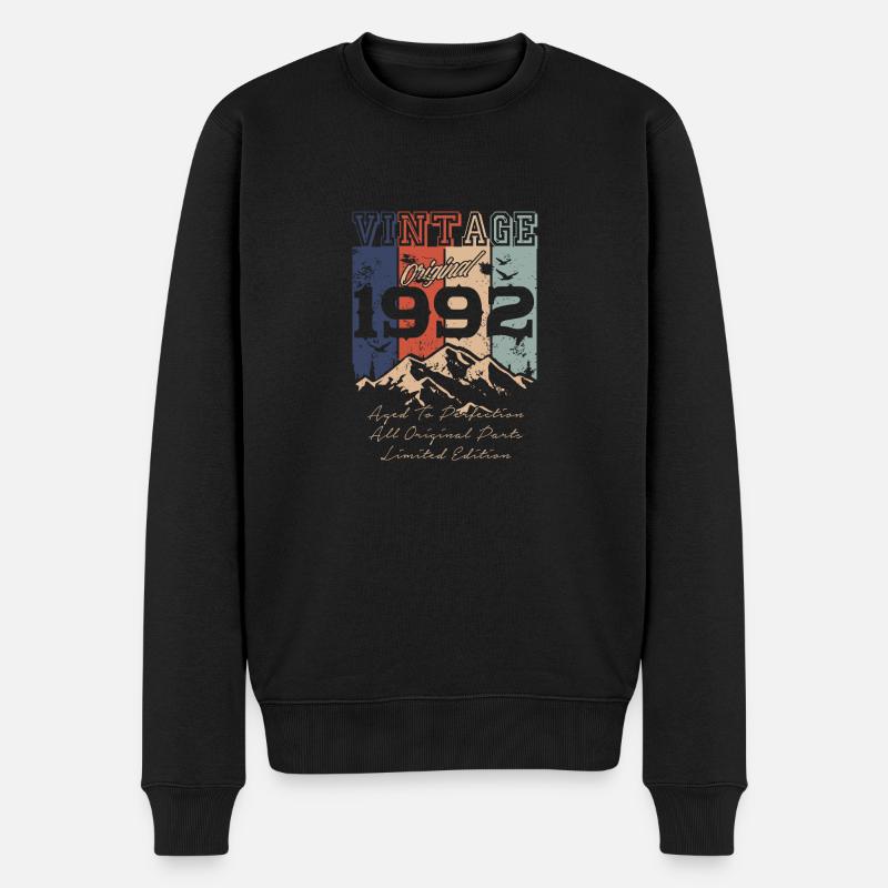 Millésime 1992 légendaire - Pull Premium bio Homme - noir