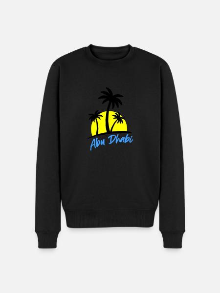 Abu Dhabi - Men's Premium Organic Jumper - black