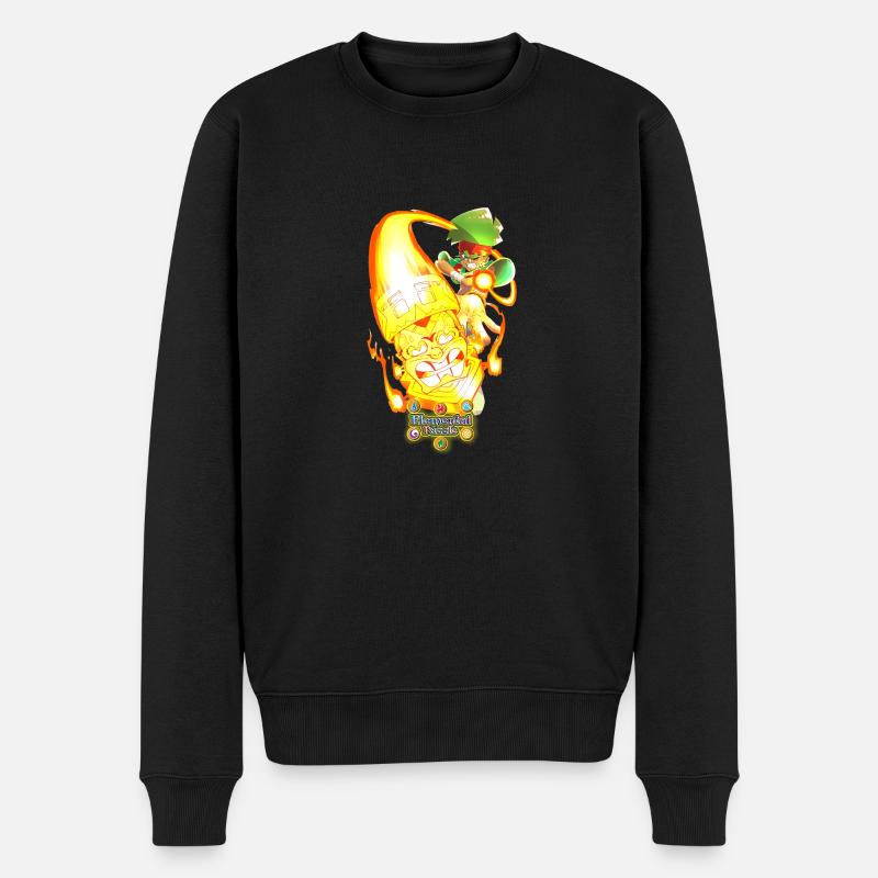 Ikit invoque Tiki Skate ! - Pull Premium bio Homme - noir