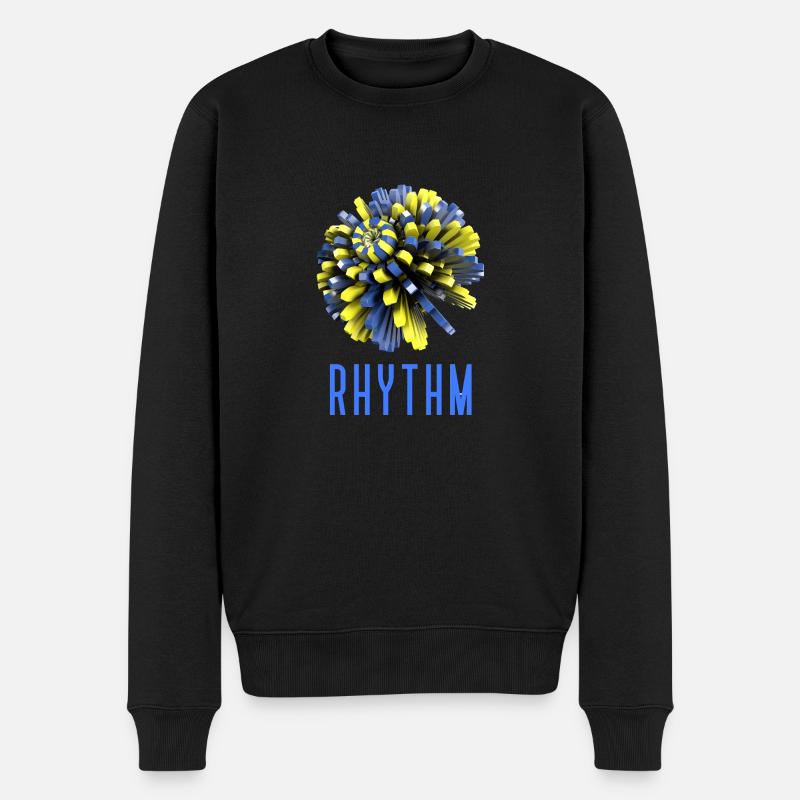 Imprimés pour mélomanes, musique, tendance - Pull Premium bio Homme - noir
