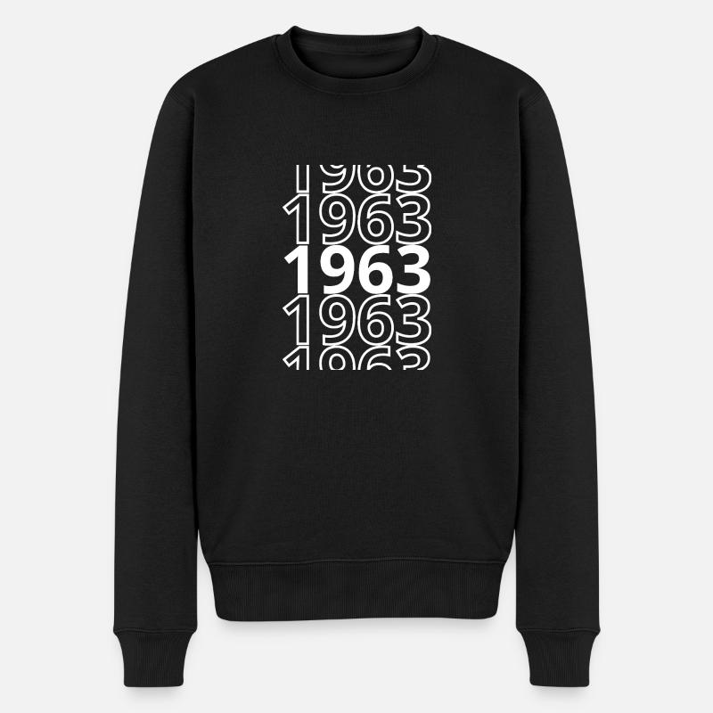 1963 1963 1963 - Pull Premium bio Homme - noir