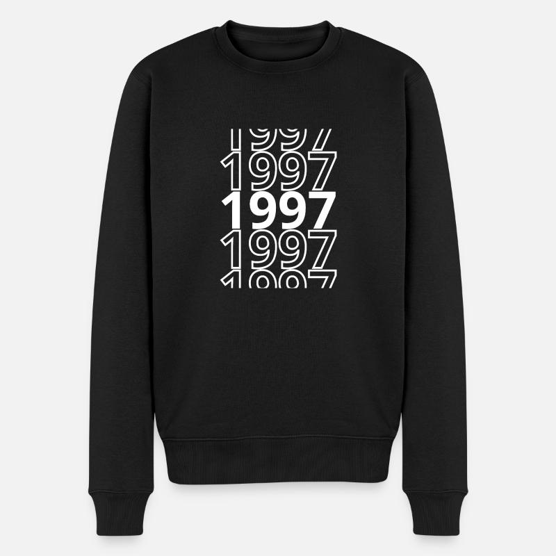 1997 1997 1997 - Pull Premium bio Homme - noir