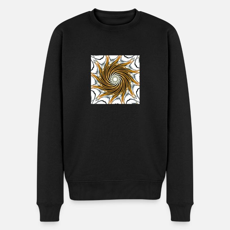 Mandala - Pull Premium bio Homme - noir