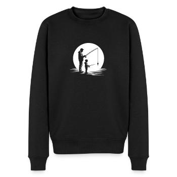 Pêcher ensemble - Pull Premium bio Homme - noir - Devant - Nico (187cm)