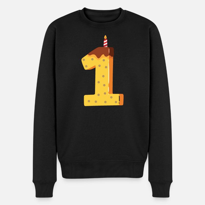Erstes Jubiläum - Männer Premium Bio Pullover - Schwarz