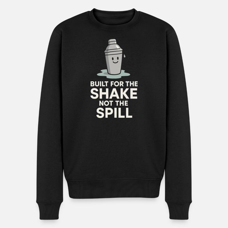 Shaker Stuck Mixologue débutant - Pull Premium bio Homme - noir