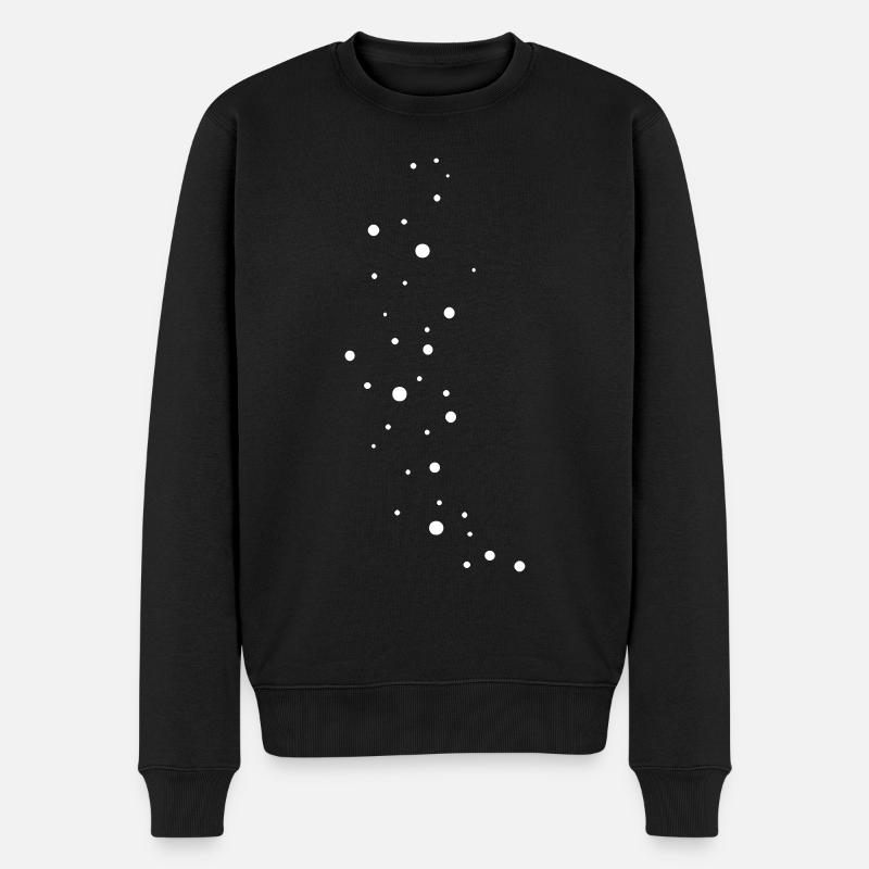 Points scintillants - Pull Premium bio Homme - noir