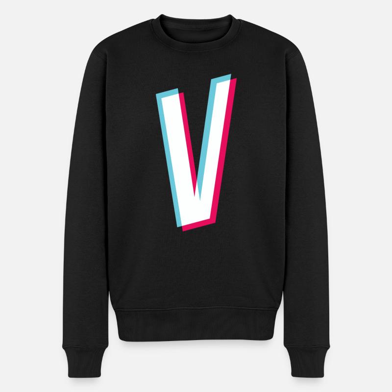 V - point V - Pull Premium bio Homme - noir