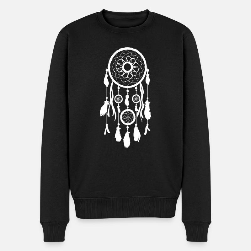 Capteur de rêves - Pull Premium bio Homme - noir