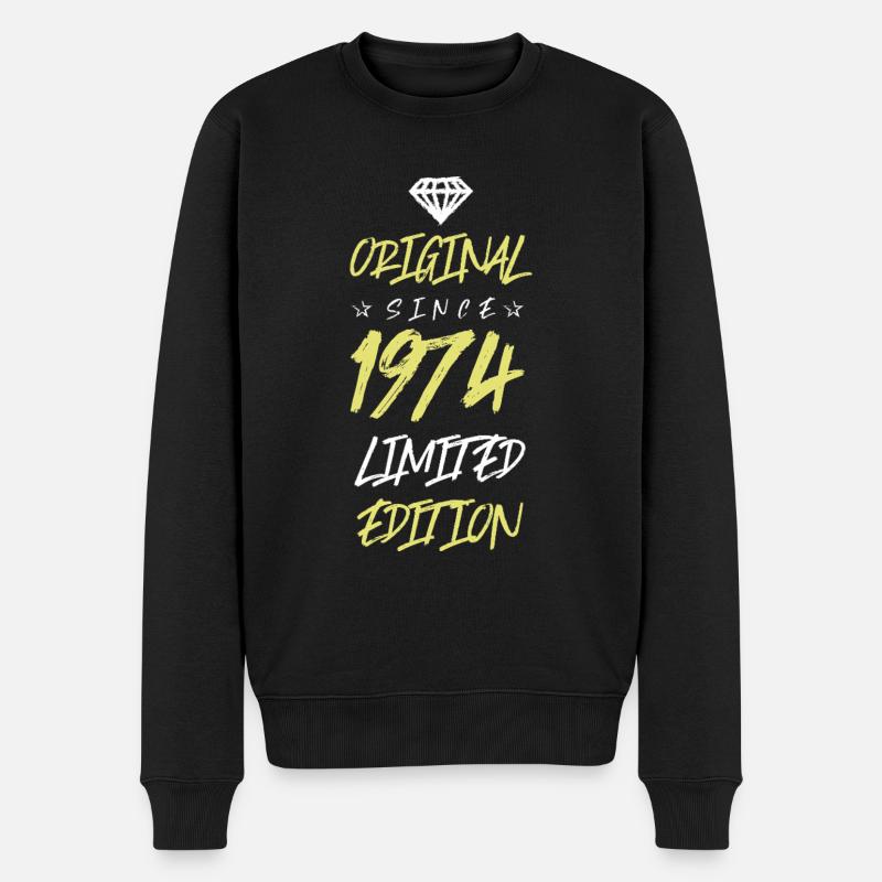 1974 Édition limitée - Pull Premium bio Homme - noir